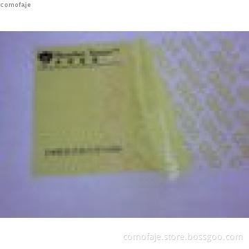 yellow partial transfer tape